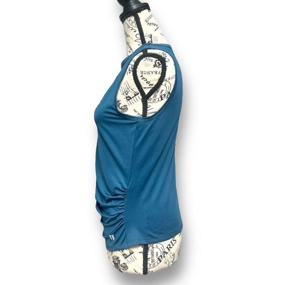 EleVen Venus Williams M Blue Tennis Tank NWT Fallen Petals Sleeveless Athletic - Picture 7 of 10